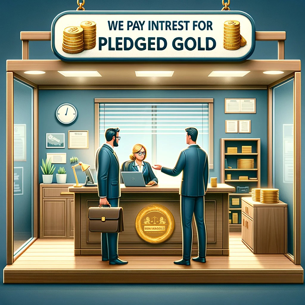 We Pay Interest for Pledged  Gold