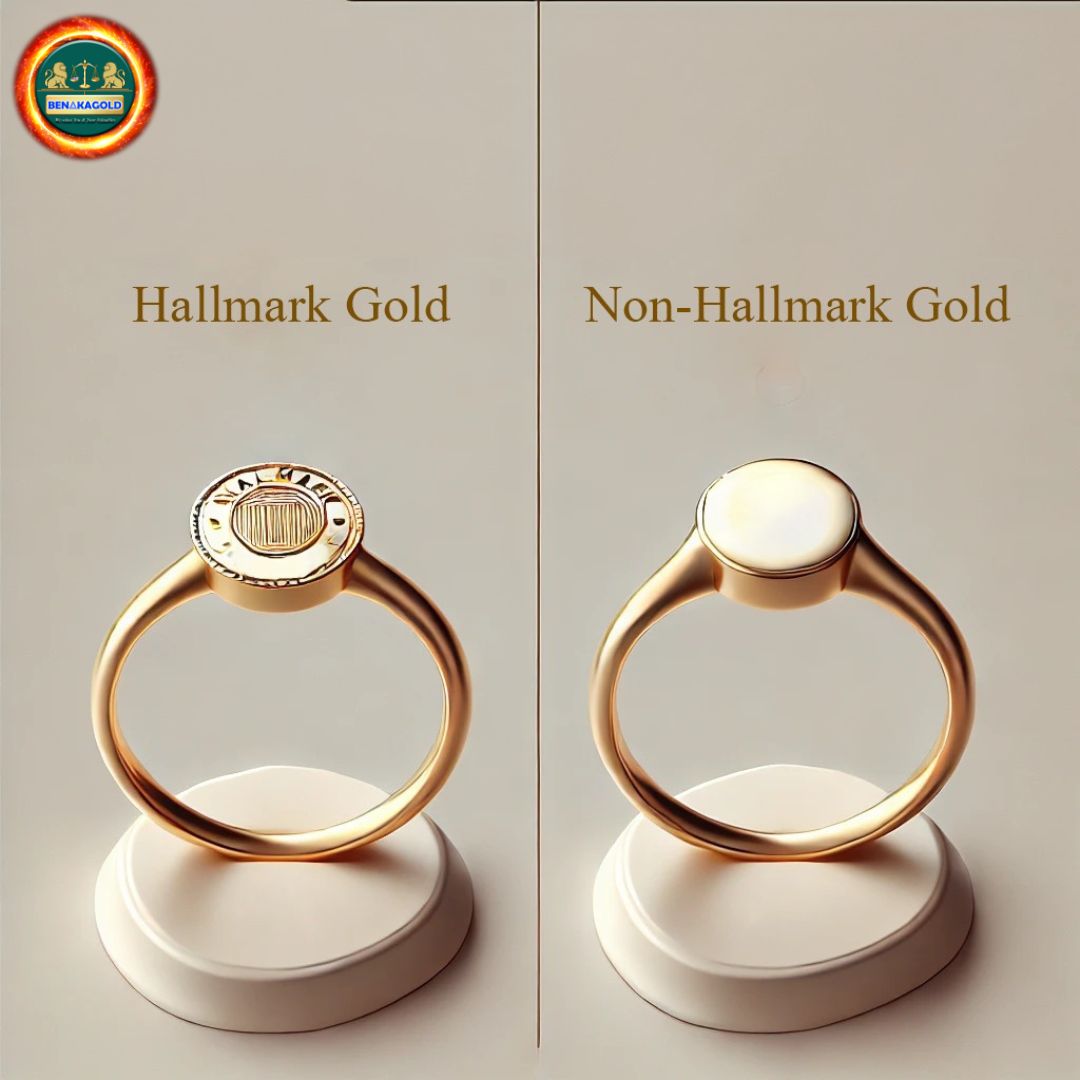 Difference between Hallmark Gold and Non Hallmark Gold