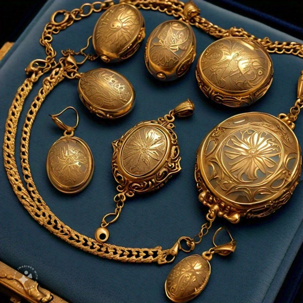  Antique Gold Jewelry 