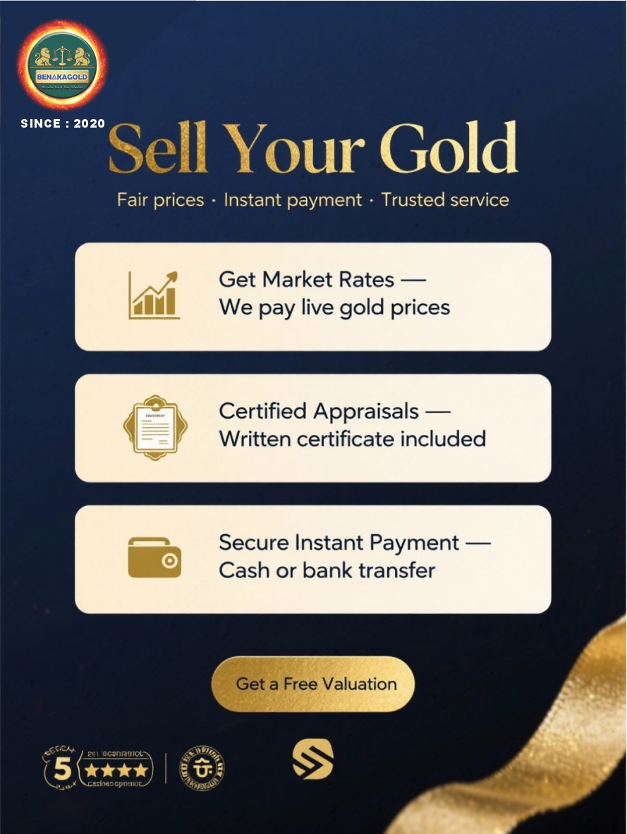 Sell Gold for cash. Don’t Settle for Less
