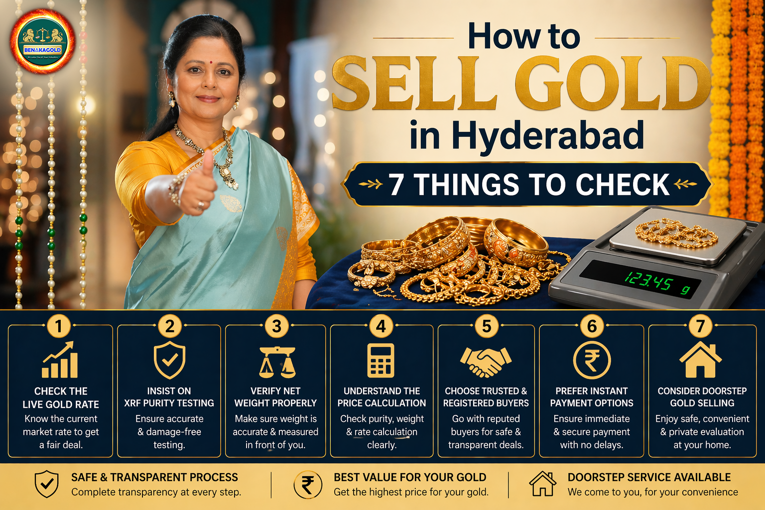 How to Sell Gold in Hyderabad Without Getting Cheated: 7 Things to Check